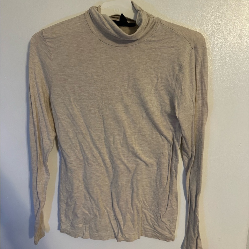 Style & Co Cream Long Sleeve Top